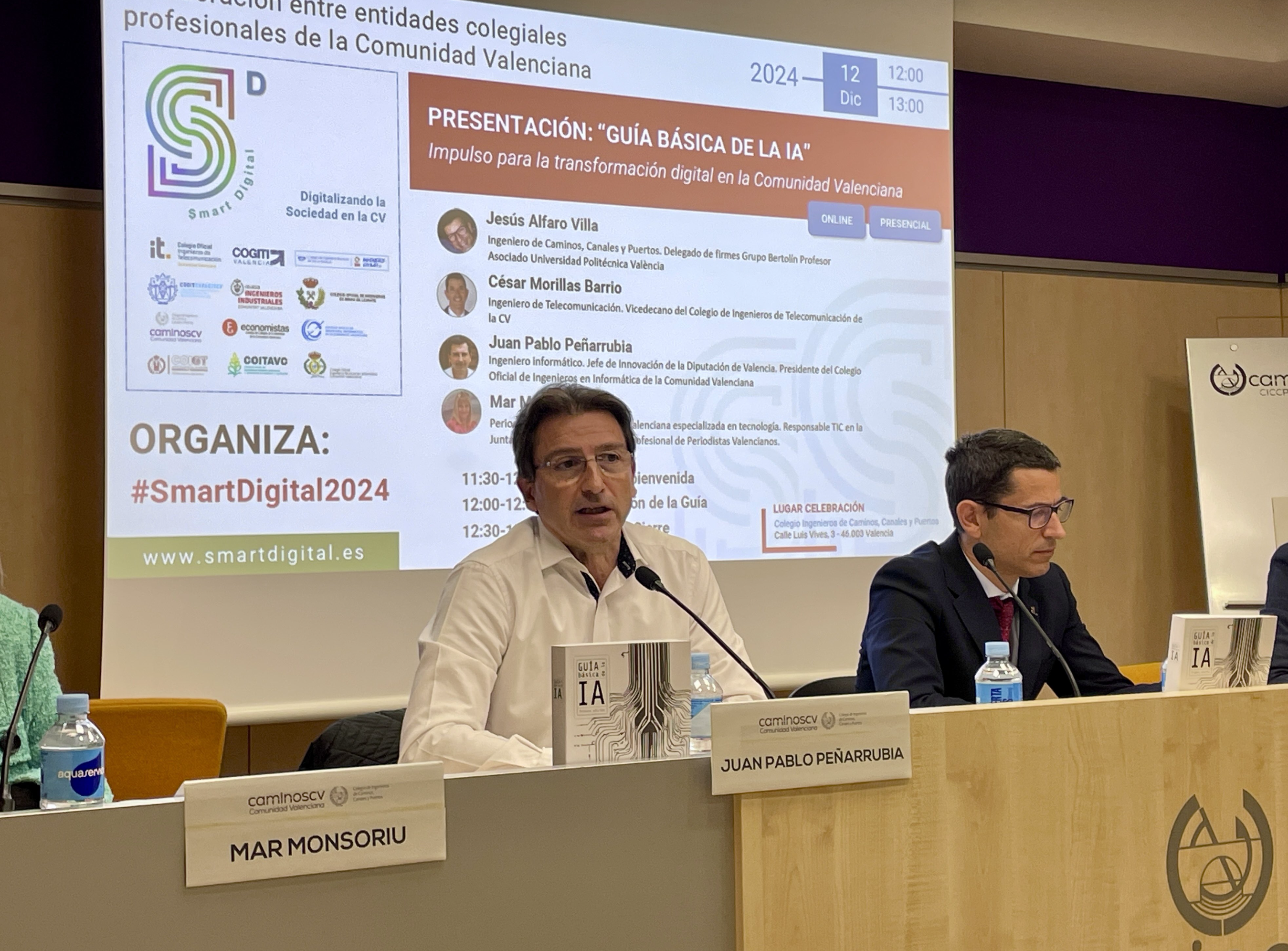 El COIICV presenta en Valencia la Guía Básica de la IA en colaboración con otros colegios profesionales