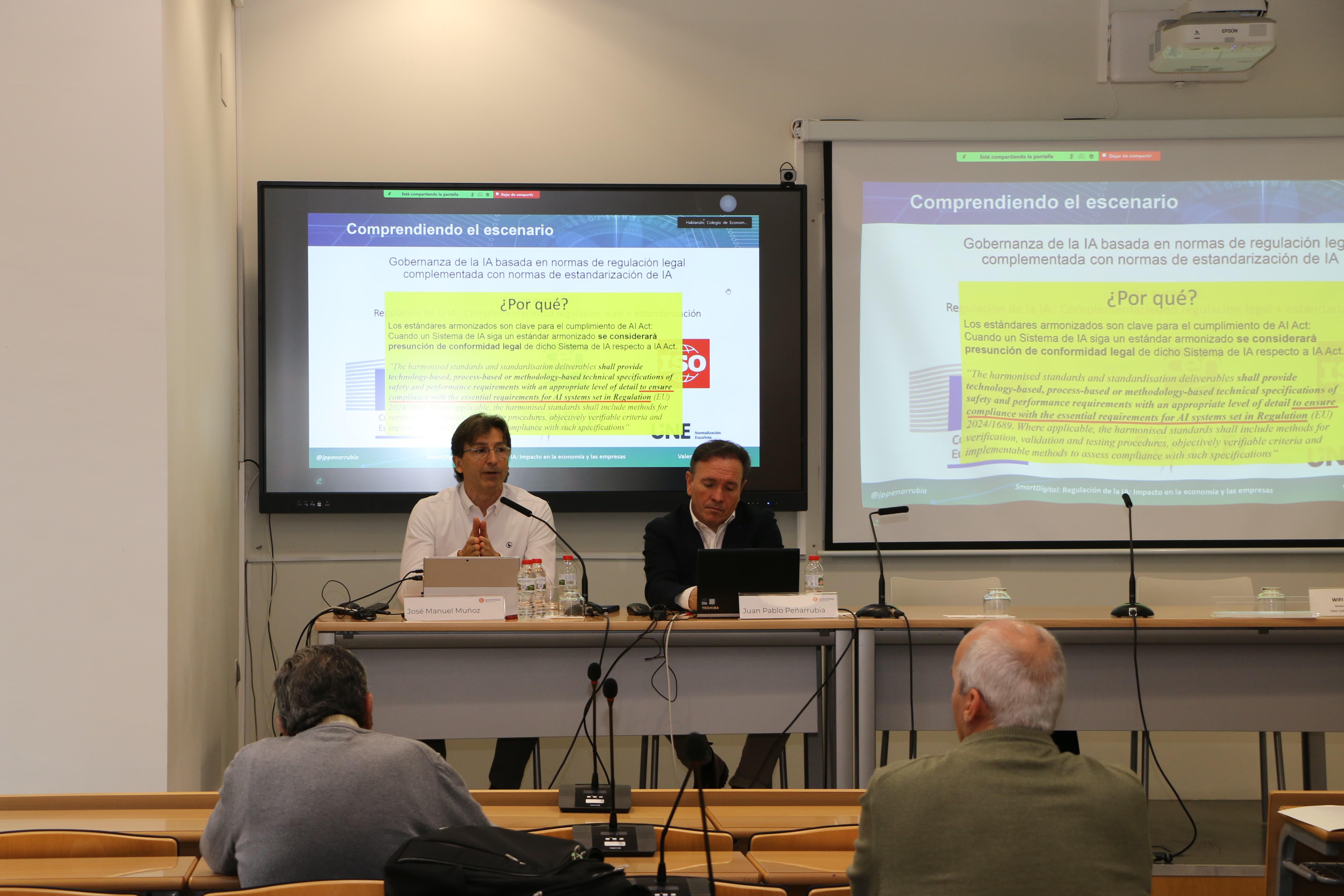 Juan Pablo Peñarrubia participa en un encuentro sobre desafíos y oportunidades de la inteligencia artificial