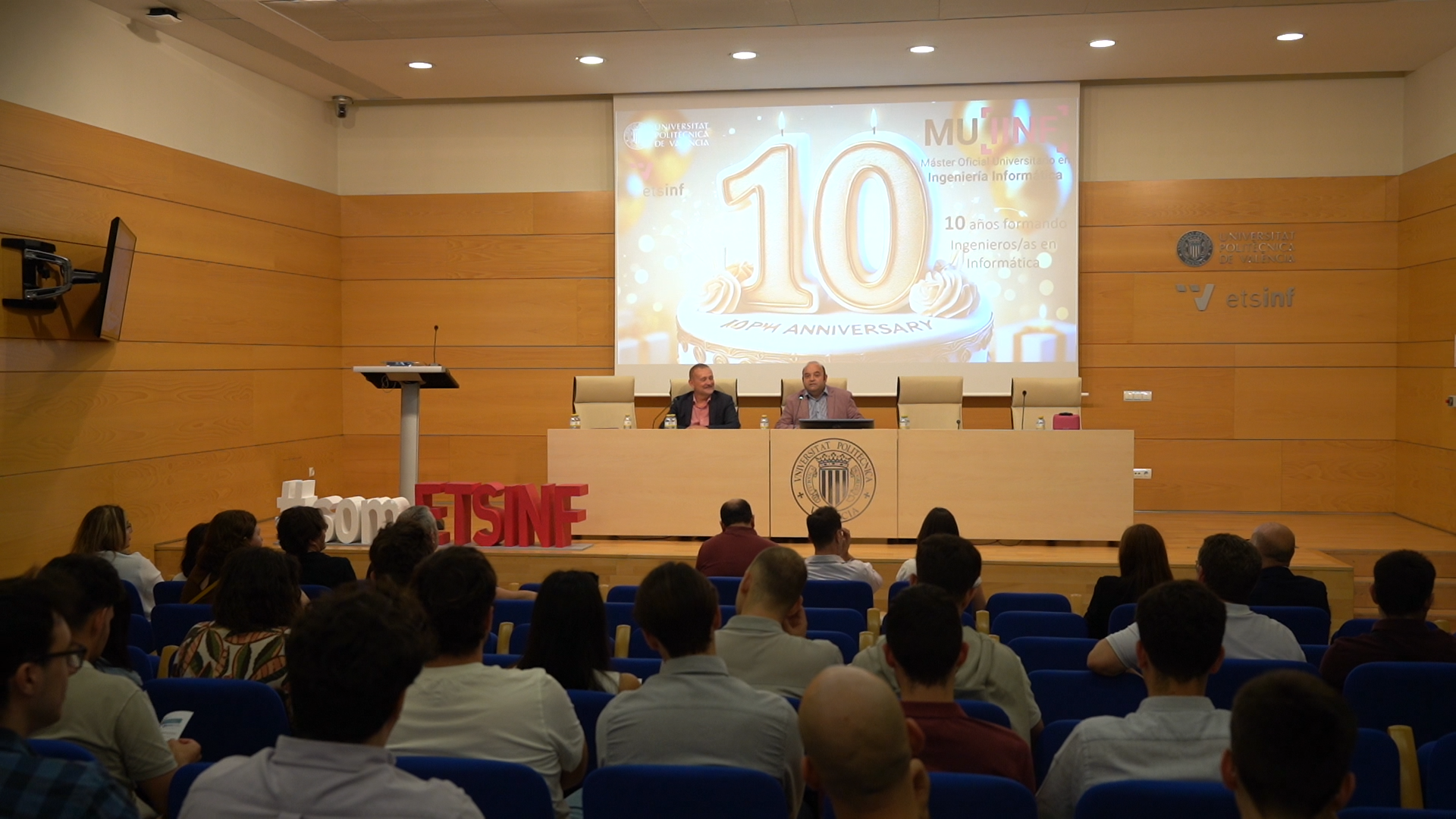 El COIICV celebra el décimo aniversario del Máster Universitario en Ingeniería Informática de la UPV